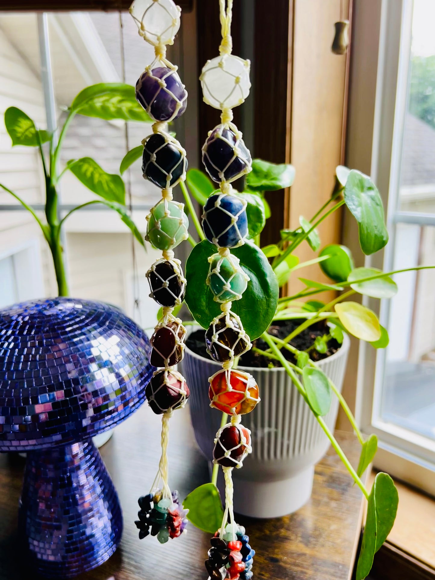 Chakra Hanging Stones