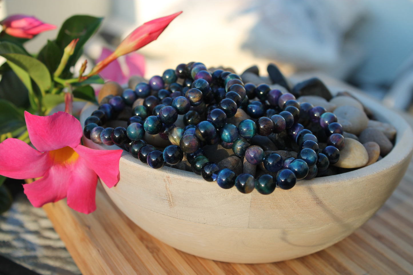 Galaxy Tigers Eye Bracelets - 6mm and 8mm