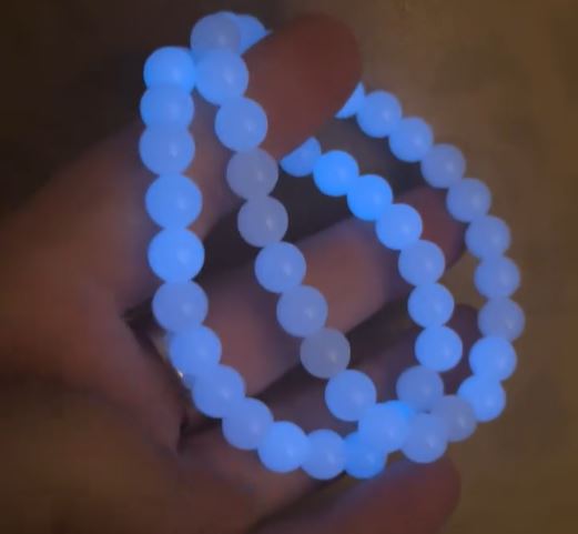 Luminous Bracelets - 8mm (Blue & Green)