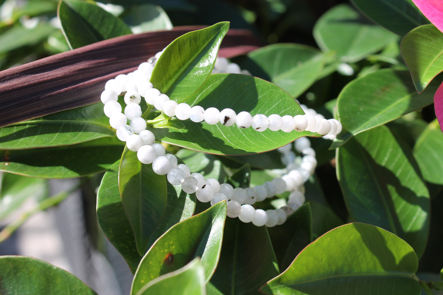 Moonstone Bracelets - 2mm and 8mm