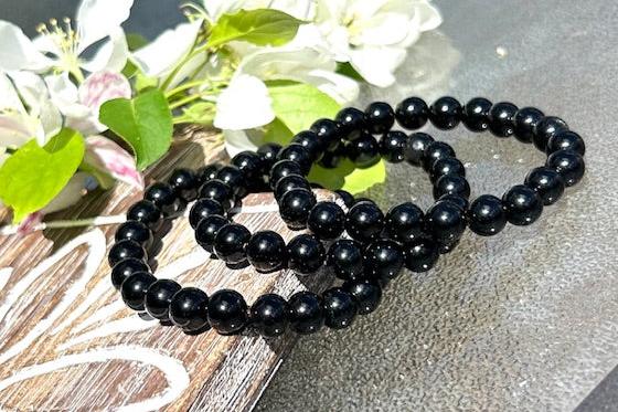 Obsidian Bracelets - 8mm & 4mm