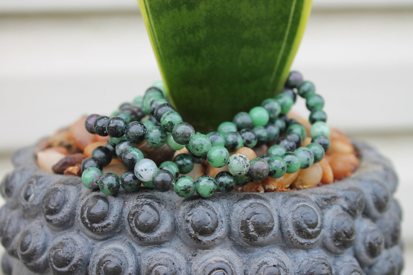 Ruby in Zoisite Bracelets - 6mm