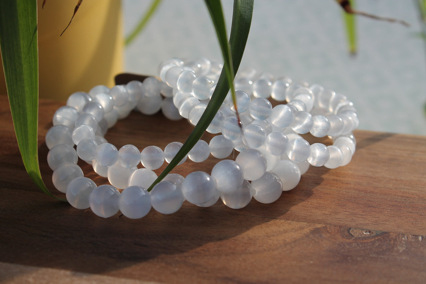 Selenite Bracelets - 8mm ($15) and 6mm ($10)