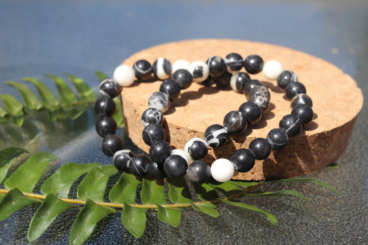 Zebra Jasper Bracelets - 8mm