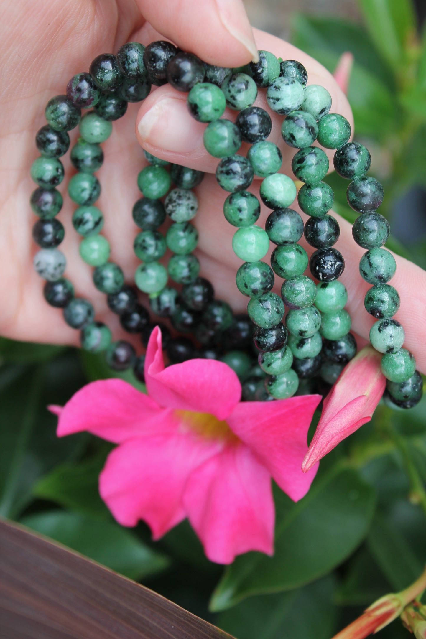 Ruby in Zoisite Bracelets - 6mm